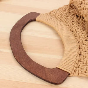 Bolsa Praia Crochê Elise Detalhes