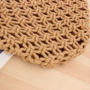 Bolsa Praia Detalhes do Crochê