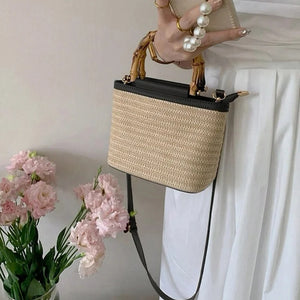 Bolsa Praia Palha Estilosa