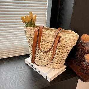 Bolsa Praia Palha Bege