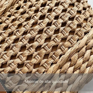 Bolsa Praia Detalhes da Palha