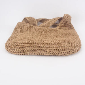 bolsa de palha rattan