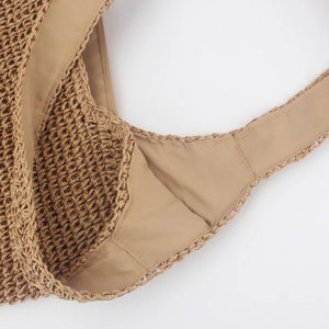 Bolsa de palha rattan natural