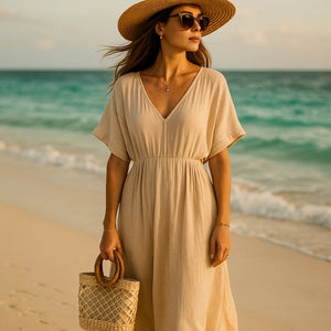 Bolsa de Praia Chique Mia Pequena – Elegante e Boêmia