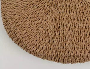 bolsa de palha sofisticada