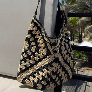 Bolsa de Crochê para Praia Bella – Elegância Artesanal