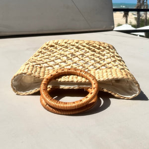 Bolsa em Palha Detalhes