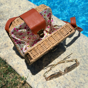 Bolsa de Praia Chique Retangular Pequena