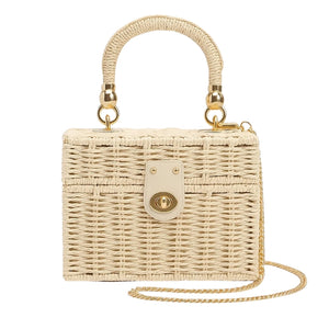 Bolsa de Praia Chique Trançada Solene