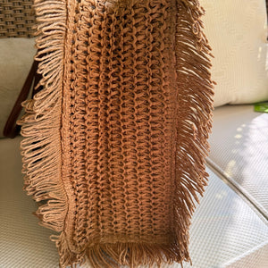 Bolsa de Praia Grande Palha Cáqui