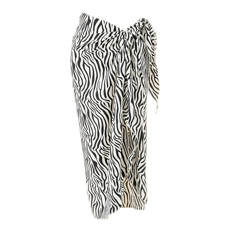 Canga de Praia Zebra Elegance - Luxo e Proteção para o Verão