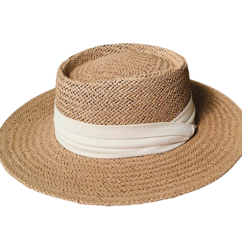 Chapéu Panamá Feminino Ibiza – Estilo Verão em Cáqui