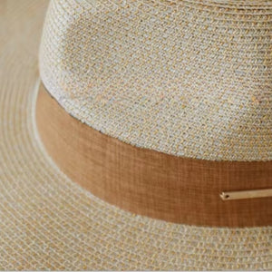 Chapéu Panamá Feminino Nice - Estilo Clássico em Bege