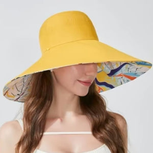 Chapéu de Praia Amarelo