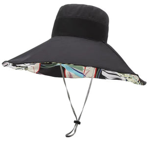 Chapéu de Sol Dupla Face Preto – Elegância Respirável