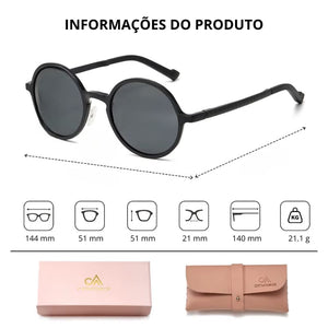 Óculos Redondo Feminino