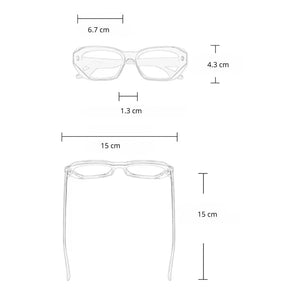 Óculos Feminino de Sol Medidas