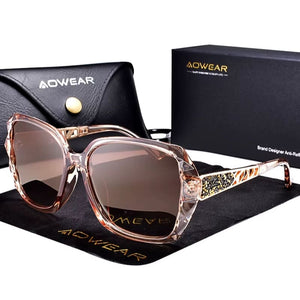 Óculos Polarizado Feminino Lyon - Luxo e Proteção com Lente Marrom