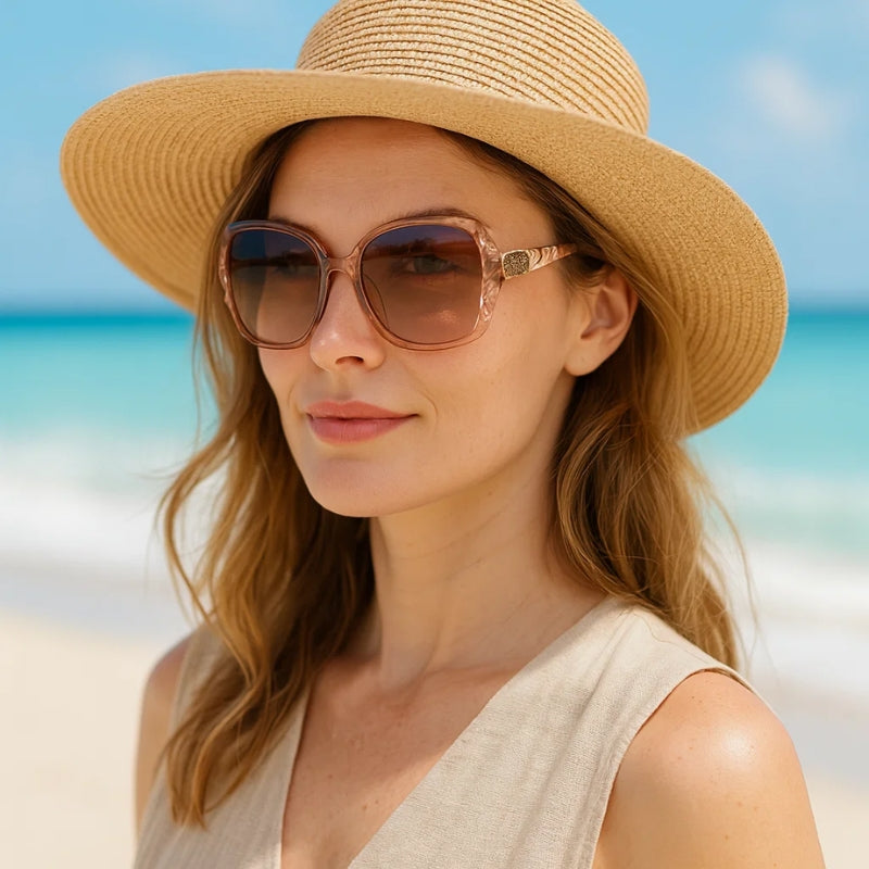 Óculos Polarizado Feminino Lyon Marrom