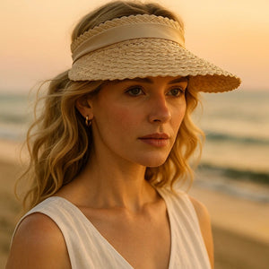 Viseira Feminina Bege