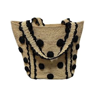 Bolsa Palha Boêmia Solara - Estilo Livre com Elegância Natural