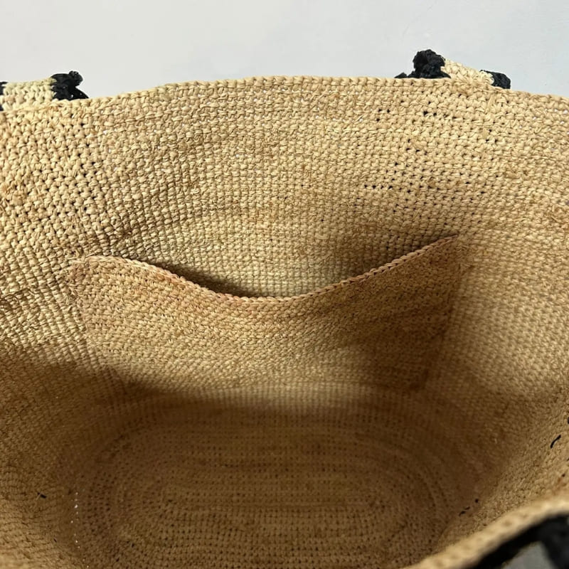 Bolsa Palha Boêmia Solara Espaçosa