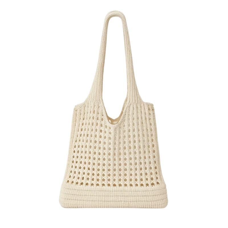 Bolsa Praia Crochê Verbena Soleil Bege
