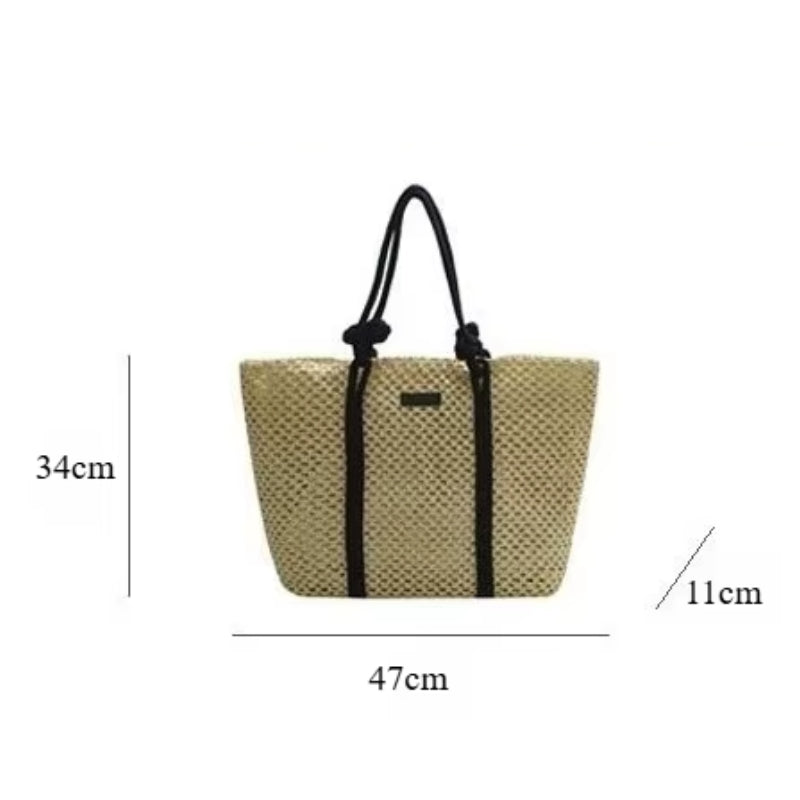 Bolsa Praia Palha Bellagio Detalhes 