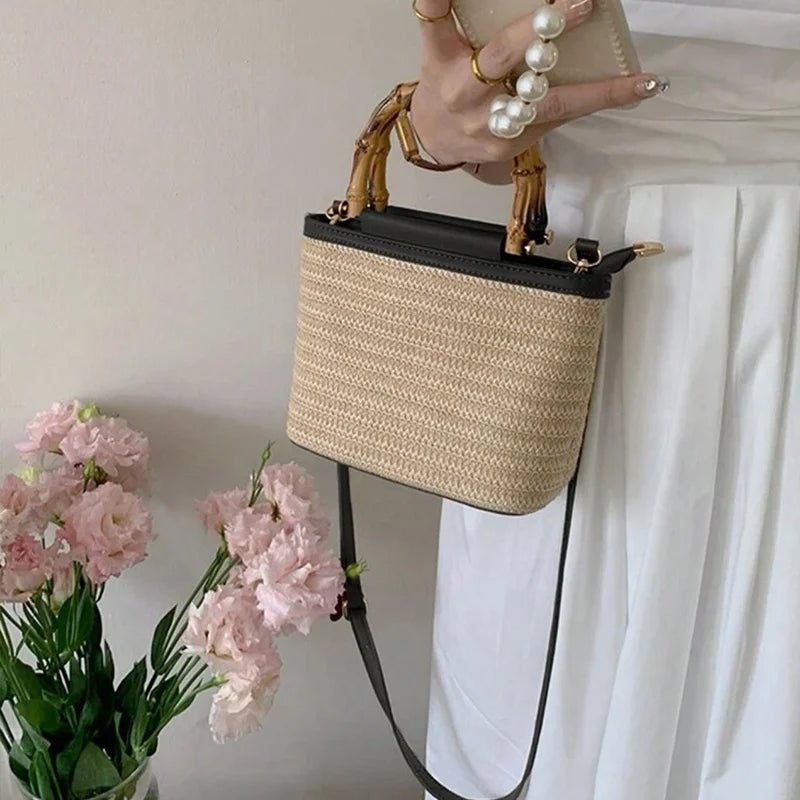 Bolsa Praia Palha Estilosa