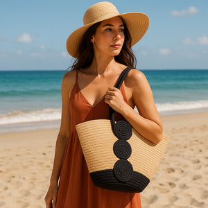 Bolsa Praia Palha Santorini 