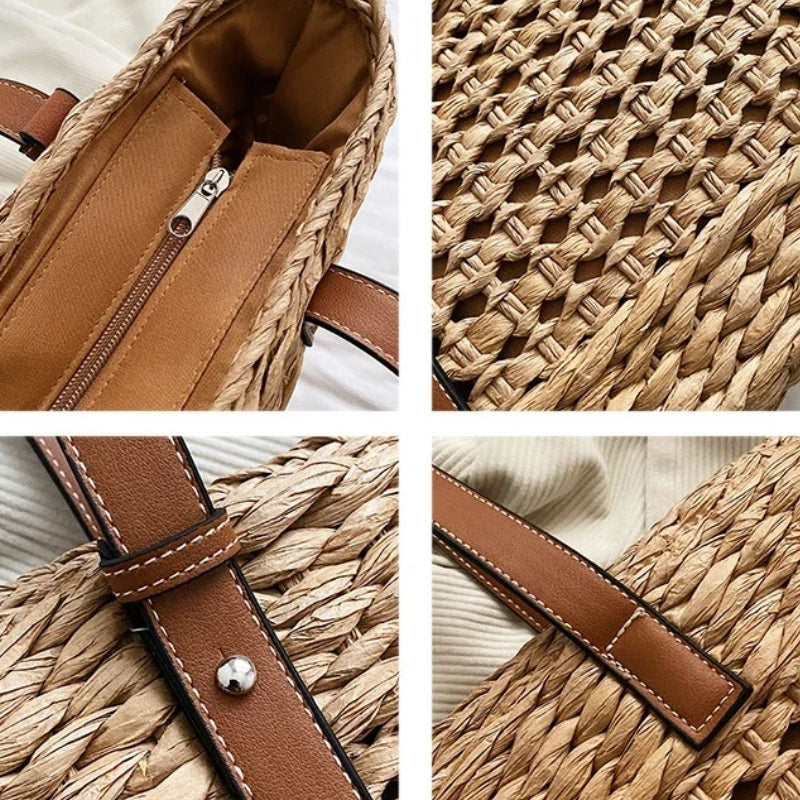 Bolsa Praia Palha em Rattan Aurora