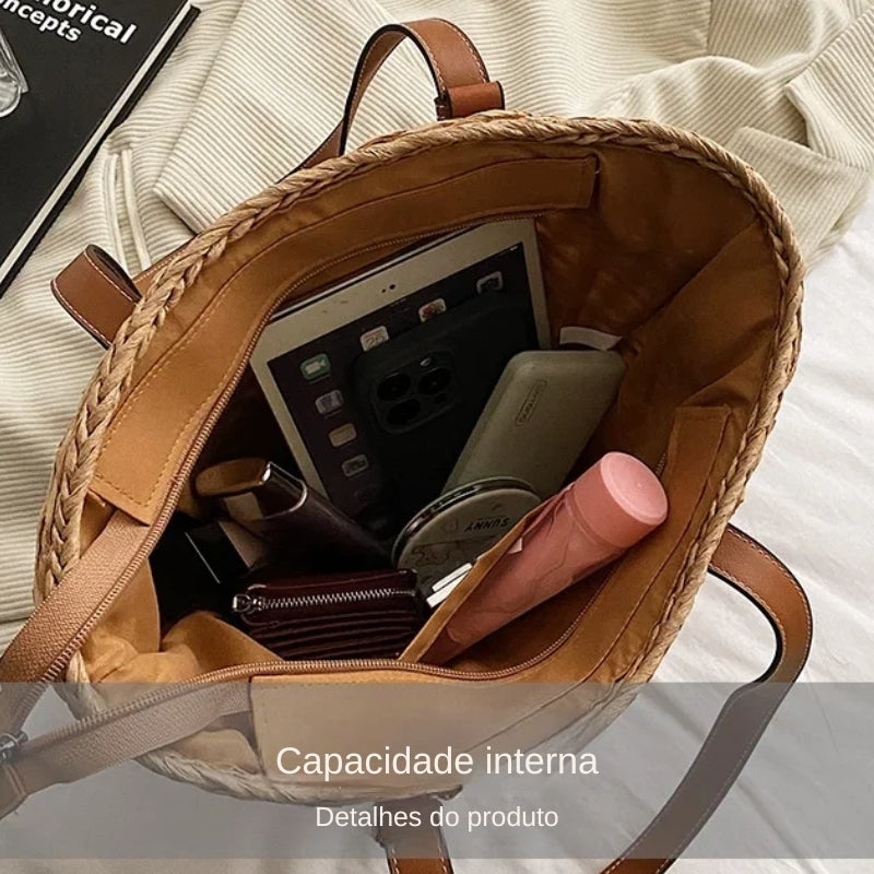 Bolsa Praiana Aurora Cáqui