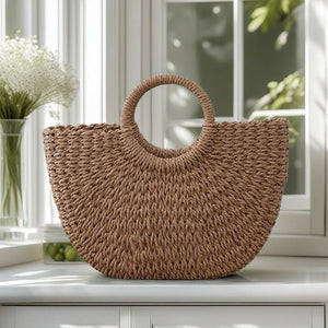 bolsa de palha feminina