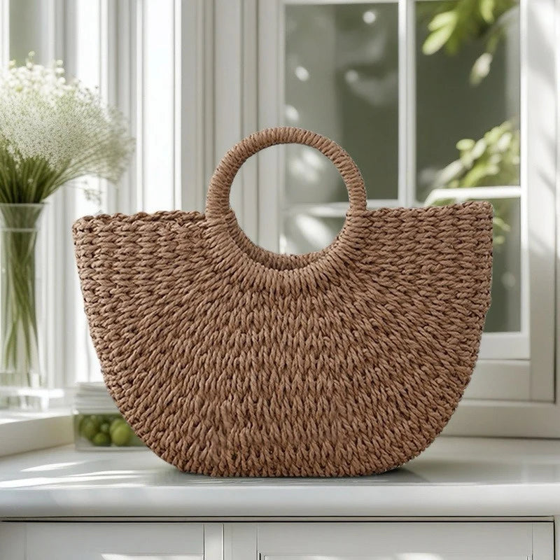 bolsa de palha feminina