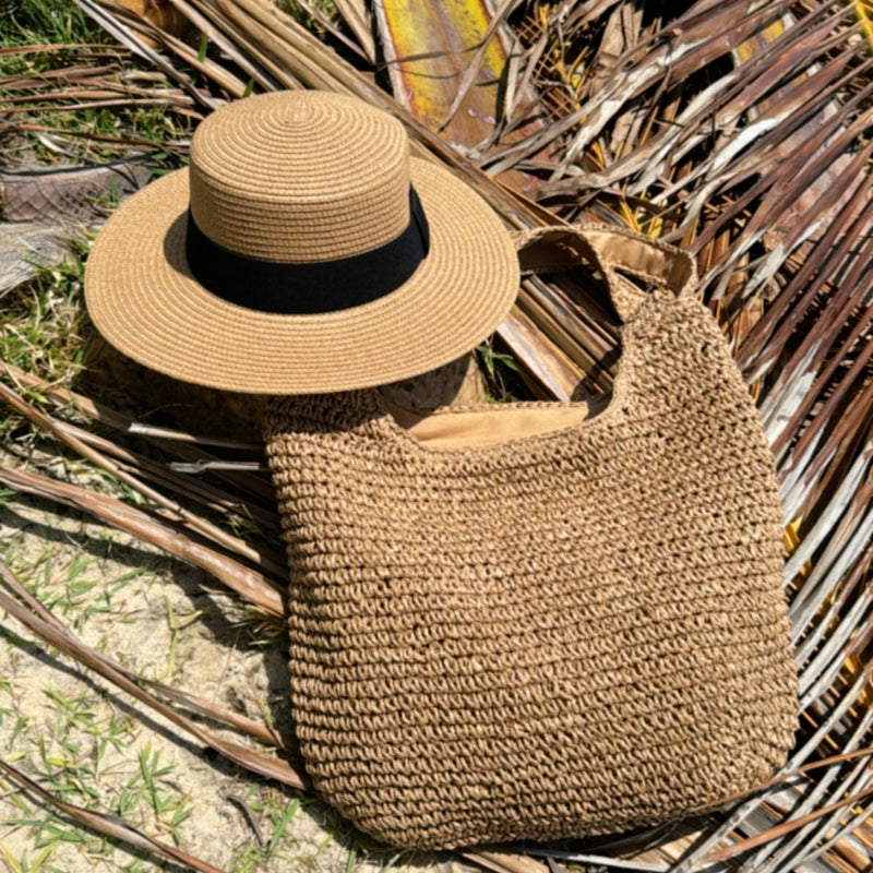 Bolsa de Praia + Chapeu de Praia 