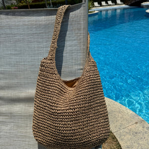 Bolsa de Praia Palha Caqui 