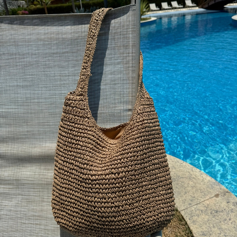 Bolsa de Praia Palha Caqui 