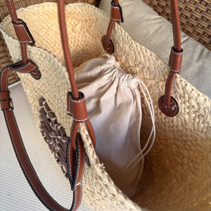 bolsa de praia de palga grande bege