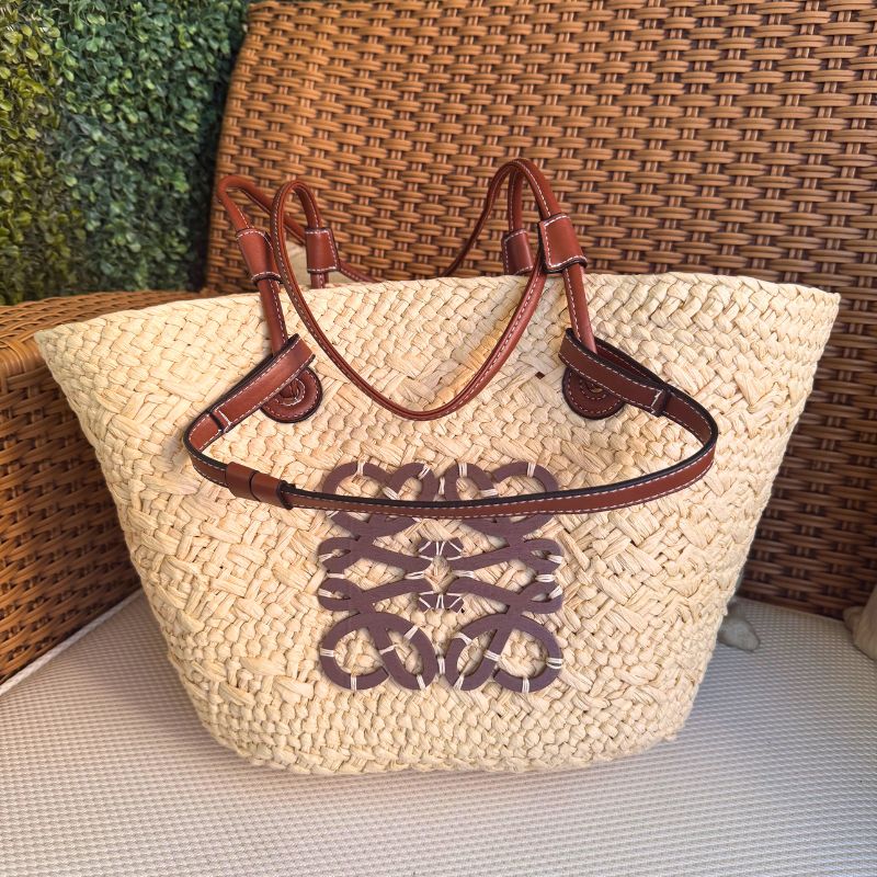 Bolsa de praia de palha grande