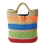 Bolsa de Praia em Linho Mykonos – Estilo Palha Elegante