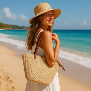 Bolsa de Praia em Palha 
