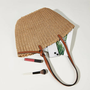 Bolsa de Praia em Palha Marrom