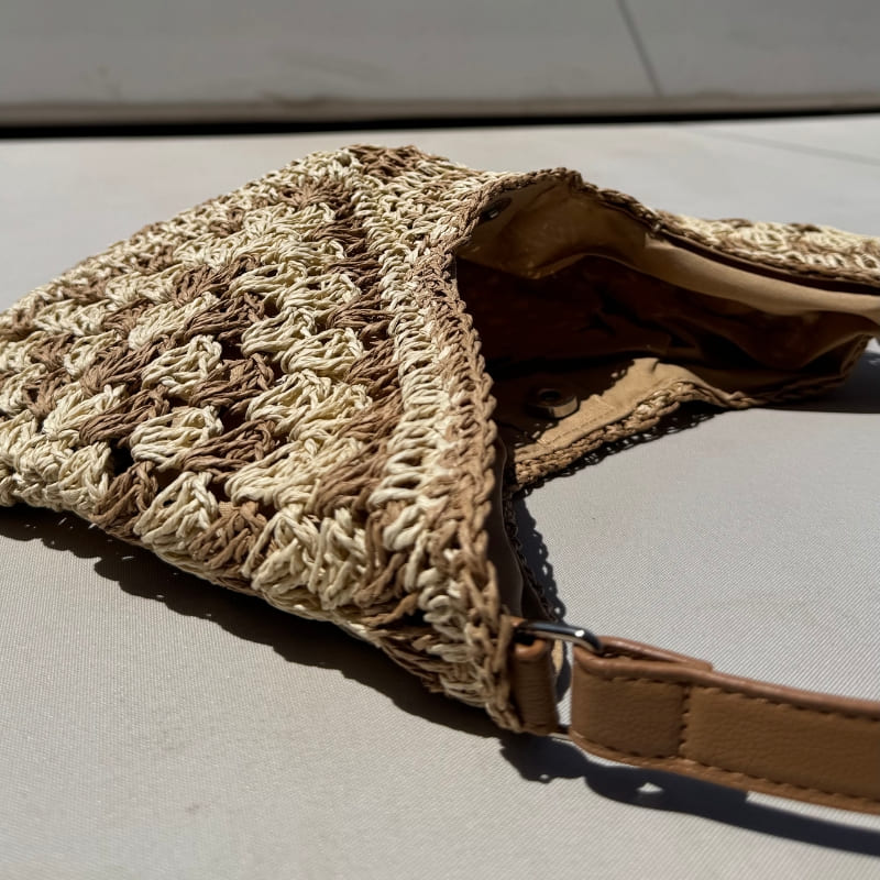 Bolsa de Crochê para Praia Clara – Artesanal