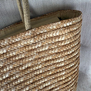 Detalhes da Bolsa de Palha 