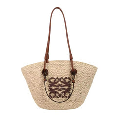 Bolsa de Praia Chique Belle Lune – Palha Bege