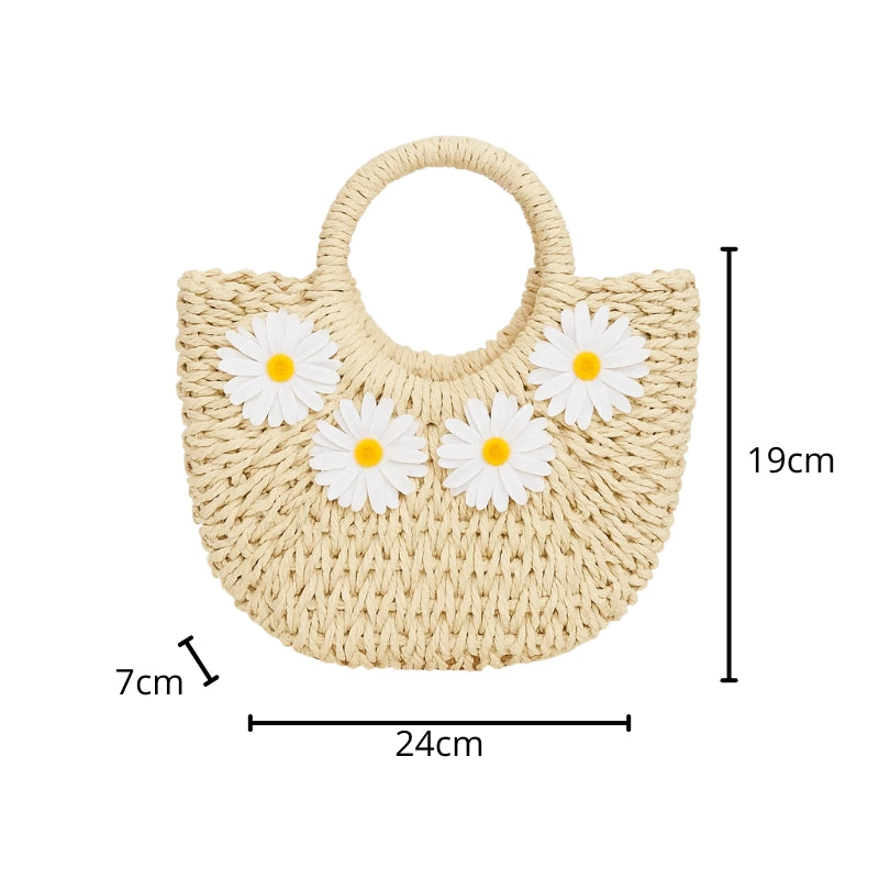 Tamanho Bolsa de Praia Chique de Mão Lua