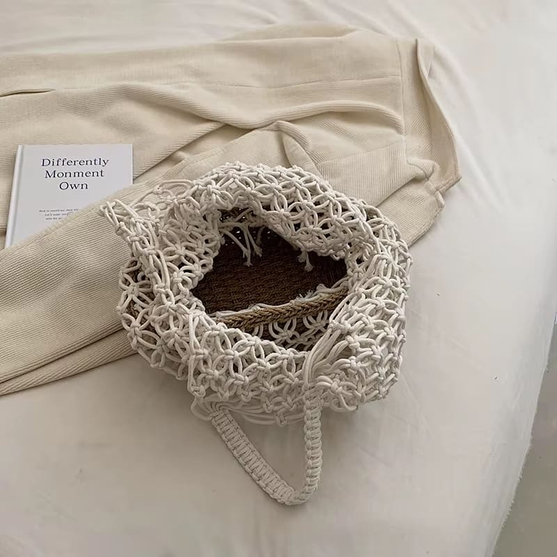 Bolsa de Praia de Crochê 