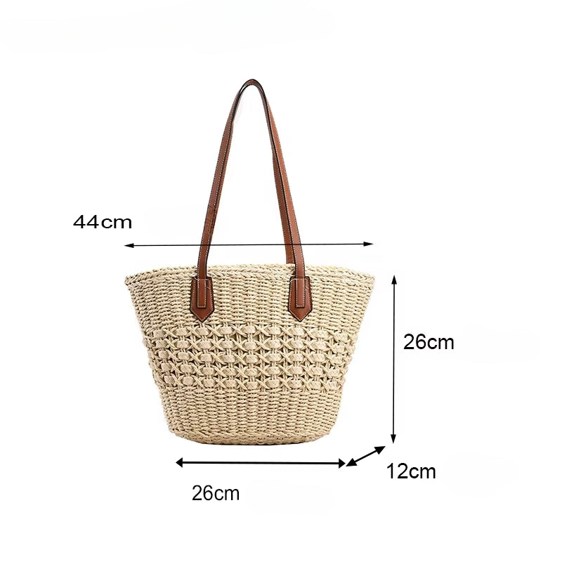 Bolsa de Vime para Praia Juliana Medidas