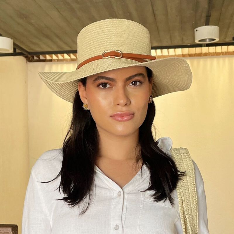 chapeu de palha de praia feminino