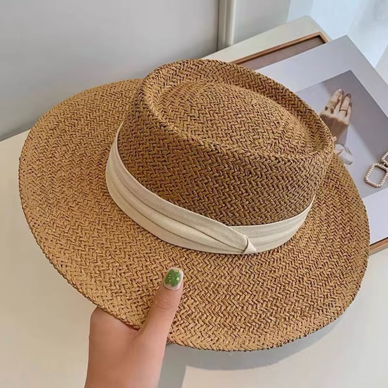 Chapéu Panamá Feminino Ibiza – Estilo Verão em Cáqui